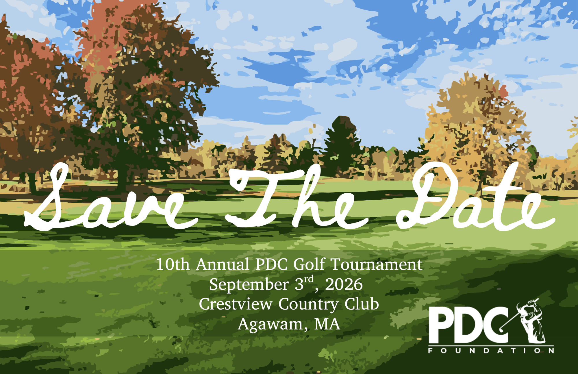 Save The Date for Our 10th Annual Golf Tournament- 9/3/26